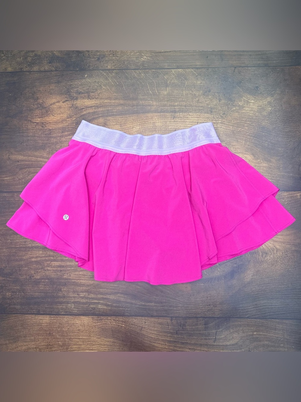 Lululemon Court Rival High Rise Skirt Skort In Sonic Pink Size 10